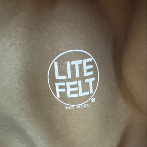 Summer Rules Unisex Brown Wool Lite Felt Western Hat Sz M - Picture 5 of 9